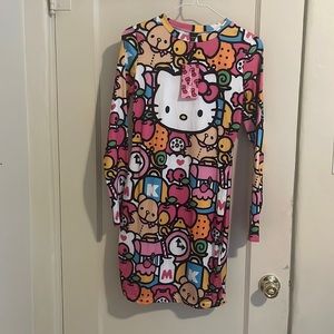 Long sleeve mini Hello Kitty dress